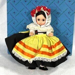 Madame Alexander restrung 8" Greece/Greek doll.